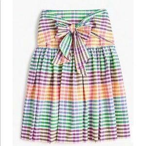 JCREW High Waisted Front Tie Skirt.